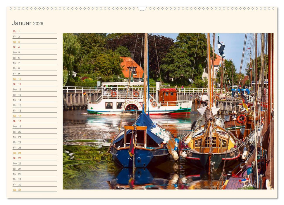 Ostfriesland - Museumshafen Carolinensiel (CALVENDO Wandkalender 2026)
