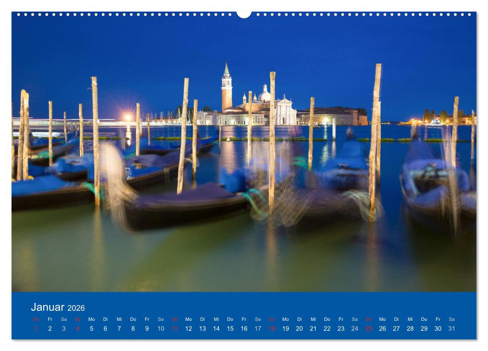 Mein lautloses Venedig (CALVENDO Wandkalender 2026)