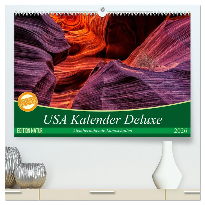 USA Kalender Deluxe (CALVENDO Premium Wandkalender 2026)