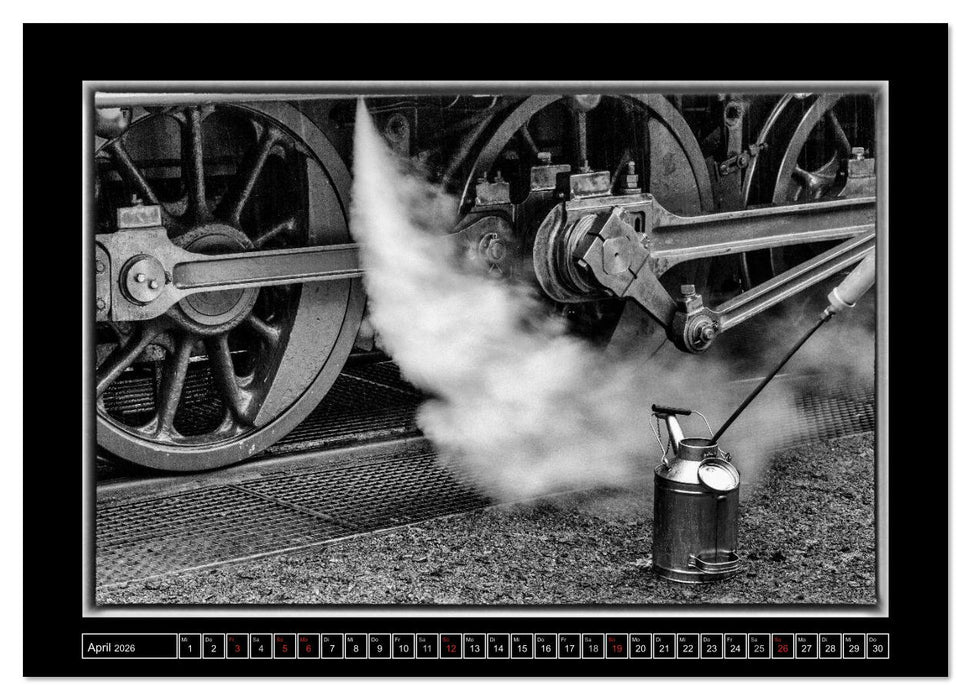 Nostalgie Dampf (CALVENDO Premium Wandkalender 2026)