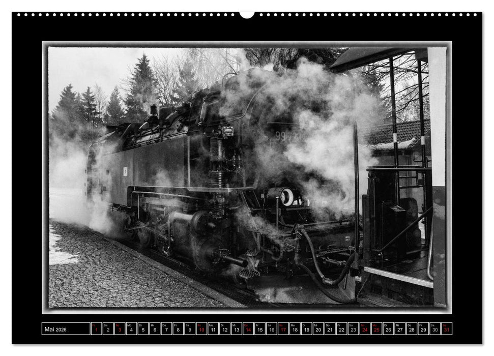 Nostalgie Dampf (CALVENDO Premium Wandkalender 2026)