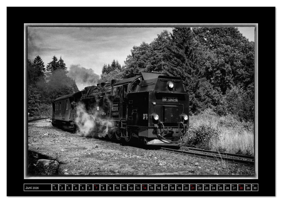 Nostalgie Dampf (CALVENDO Premium Wandkalender 2026)