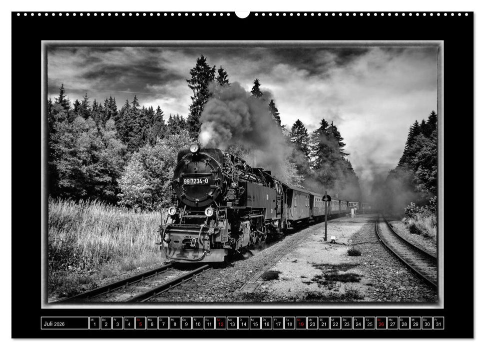 Nostalgie Dampf (CALVENDO Premium Wandkalender 2026)