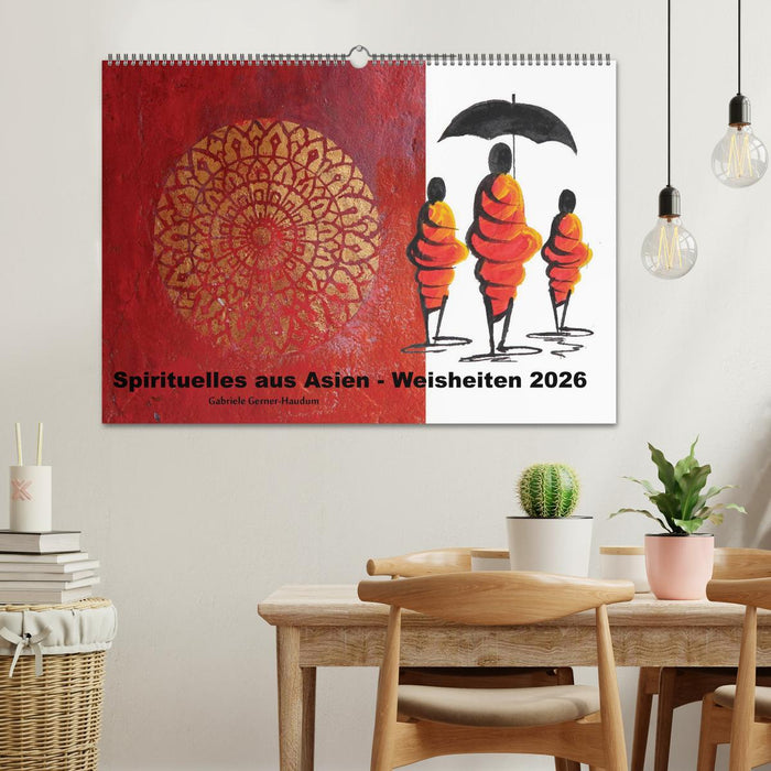 Spirituelles aus Asien - Weisheiten 2026 (CALVENDO Wandkalender 2026)