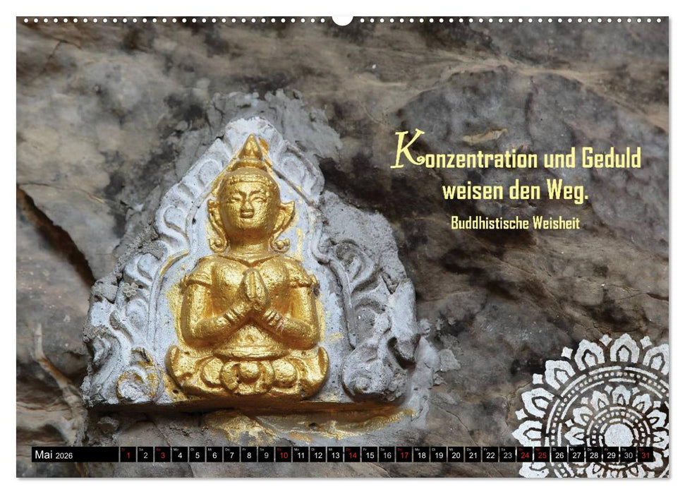 Spirituelles aus Asien - Weisheiten 2026 (CALVENDO Wandkalender 2026)