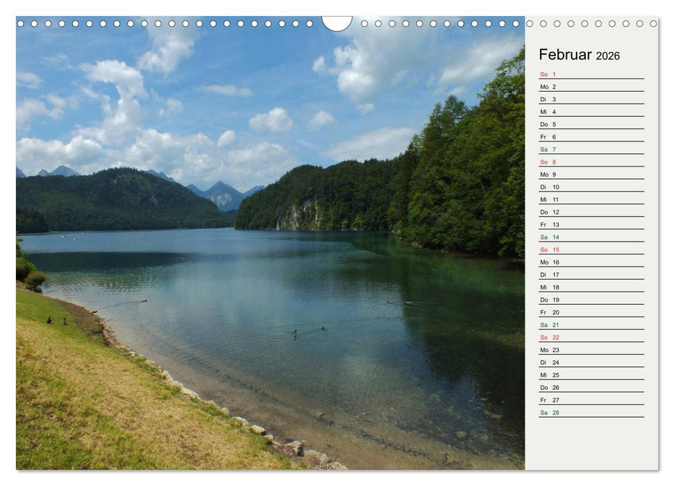 Schwangauer Momente (CALVENDO Wandkalender 2026)