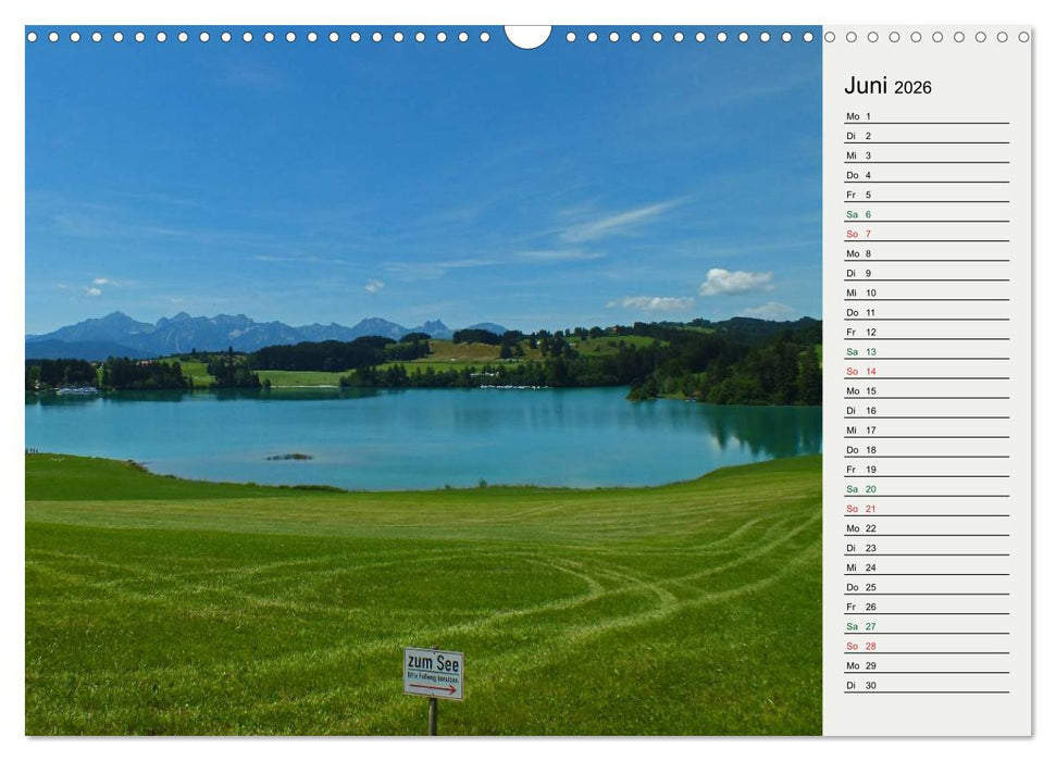 Schwangauer Momente (CALVENDO Wandkalender 2026)