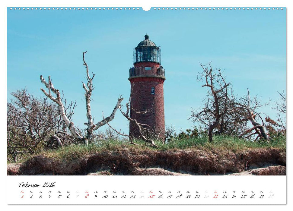 Leuchttürme PUR (CALVENDO Wandkalender 2026)