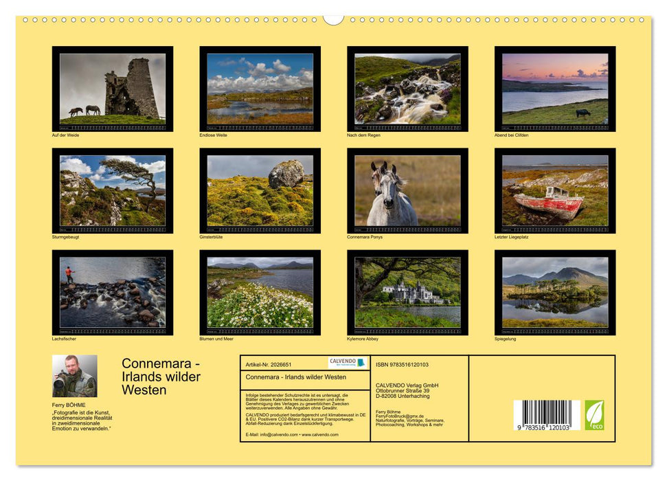 Connemara - Irlands wilder Westen (CALVENDO Premium Wandkalender 2026)