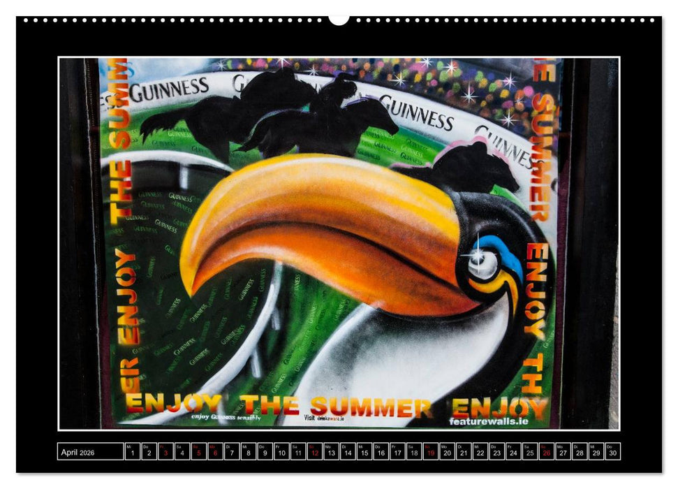 Sláinte IRLAND - Pubmalereien (CALVENDO Premium Wandkalender 2026)