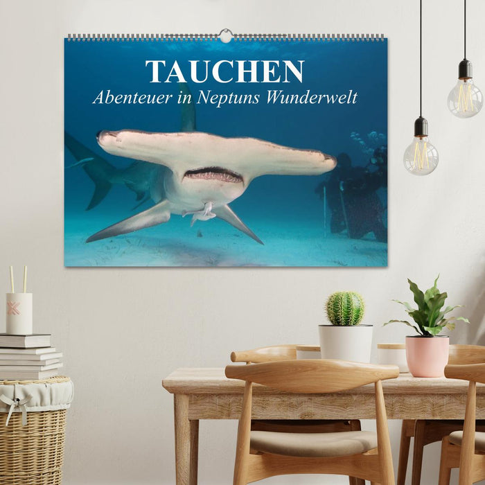 Tauchen - Abenteuer in Neptuns Wunderwelt (CALVENDO Wandkalender 2026)