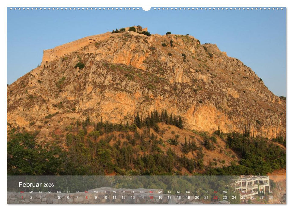 Nafplio – griechische Perle des Peloponnes (CALVENDO Wandkalender 2026)