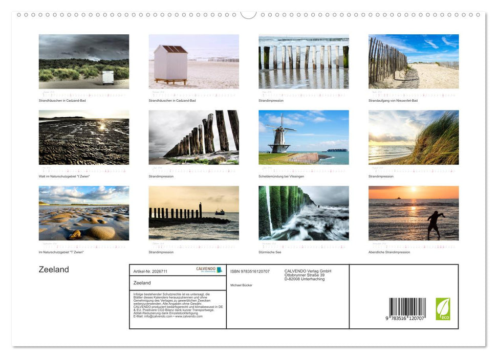 Zeeland (CALVENDO Premium Wandkalender 2026)