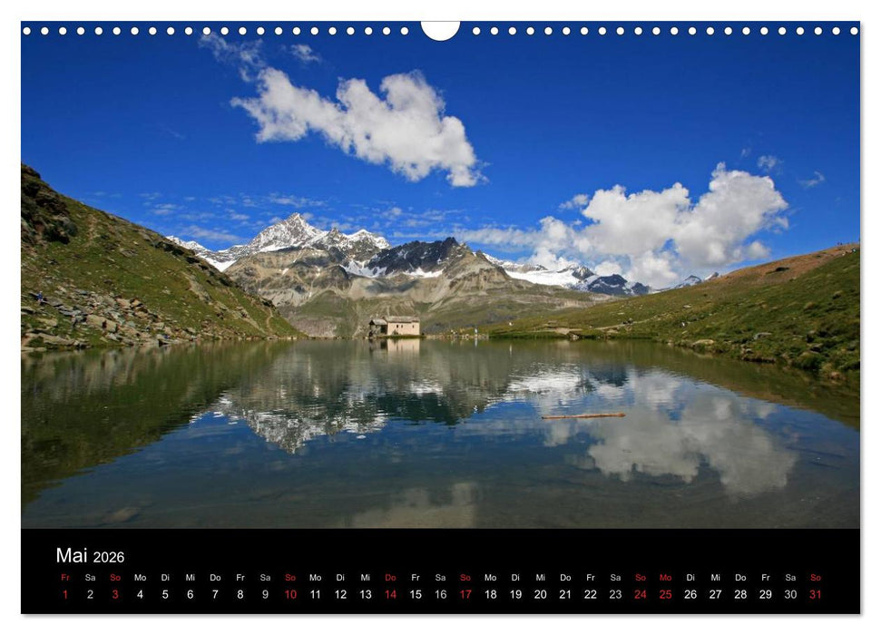 Zauber der Berge Zermatt und das Matterhorn (CALVENDO Wandkalender 2026)