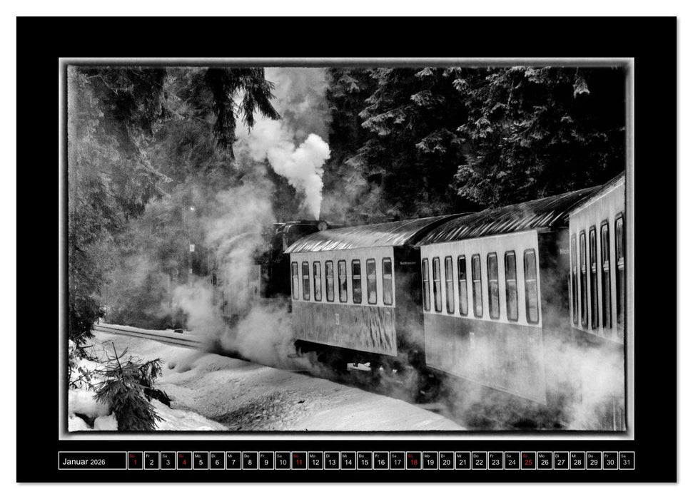 Nostalgie Dampf (CALVENDO Wandkalender 2026)