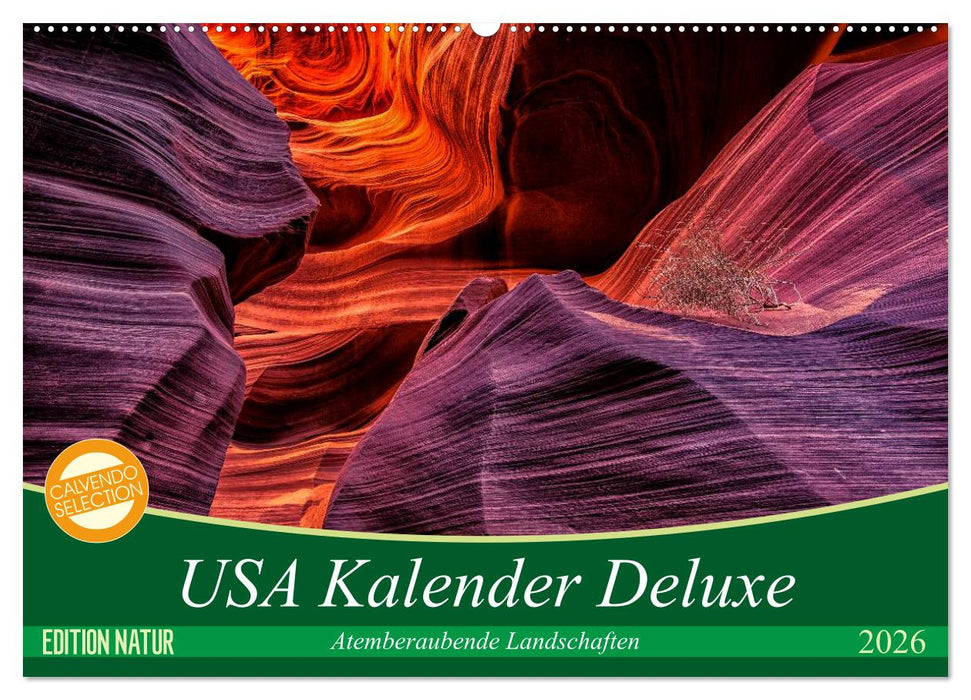 USA Kalender Deluxe (CALVENDO Wandkalender 2026)