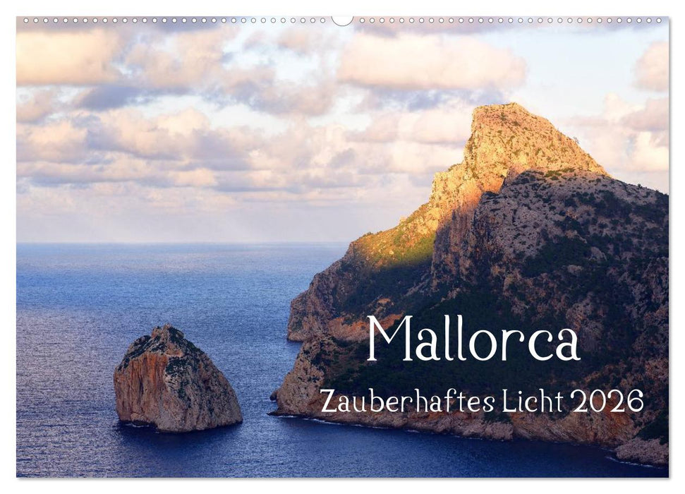 Mallorca Zauberhaftes Licht (CALVENDO Wandkalender 2026)