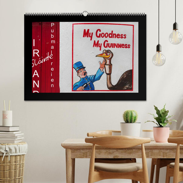 Sláinte IRLAND - Pubmalereien (CALVENDO Wandkalender 2026)