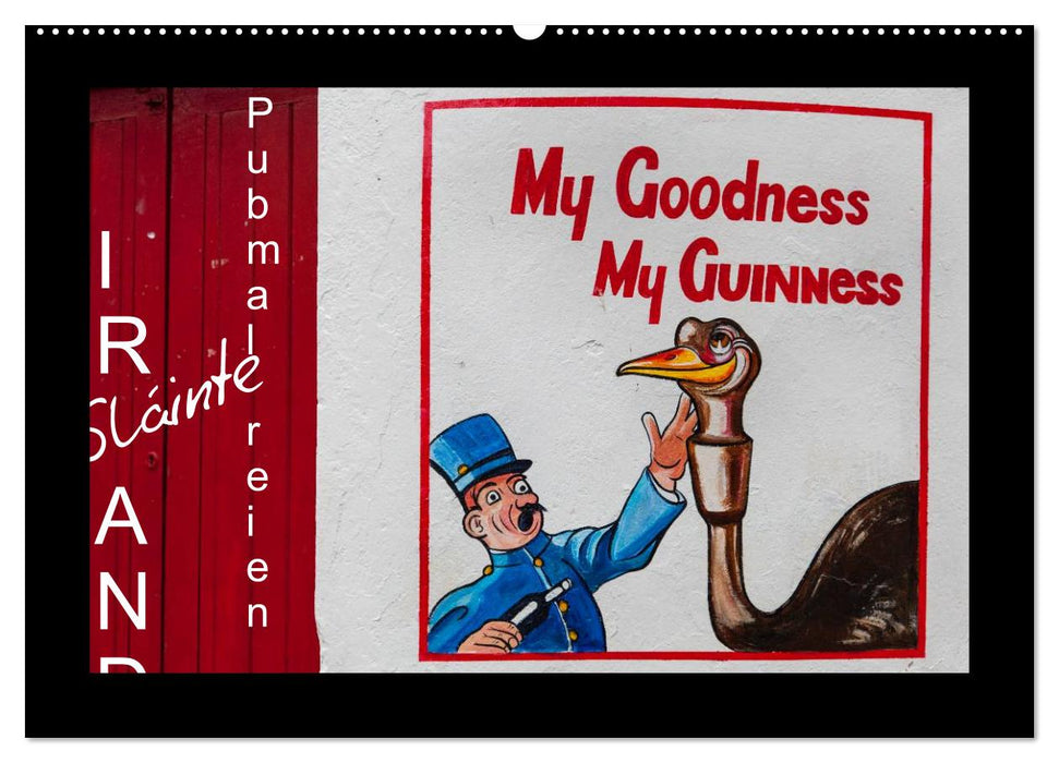 Sláinte IRLAND - Pubmalereien (CALVENDO Wandkalender 2026)