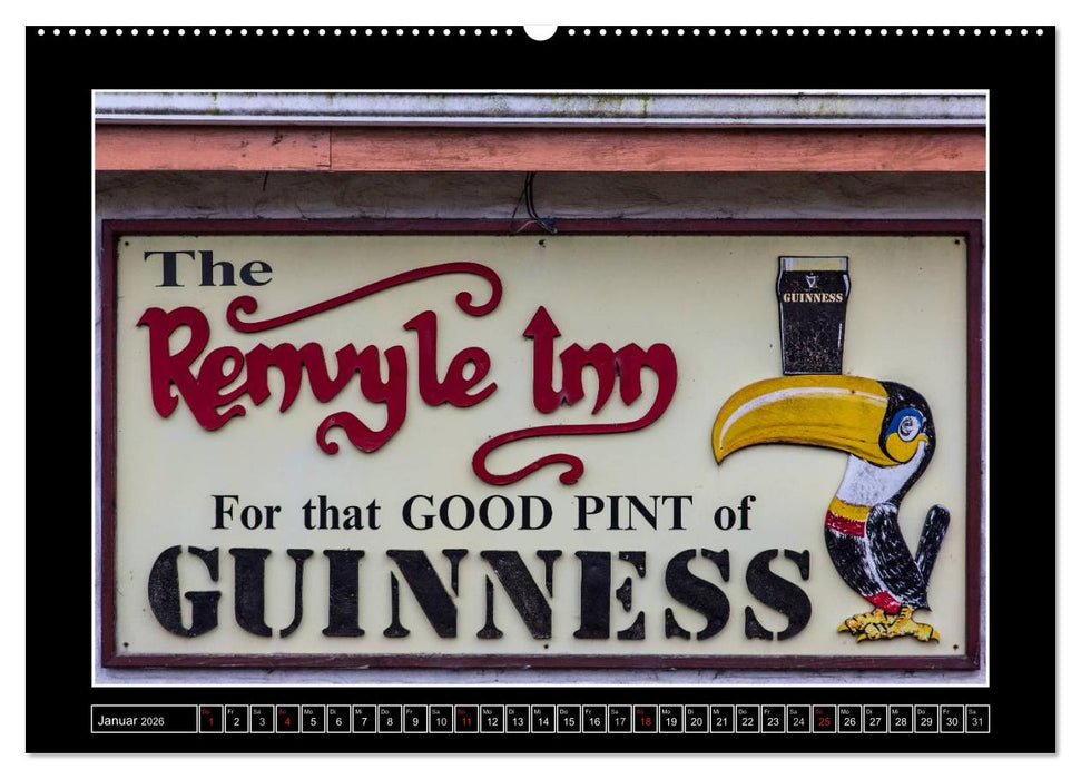 Sláinte IRLAND - Pubmalereien (CALVENDO Wandkalender 2026)