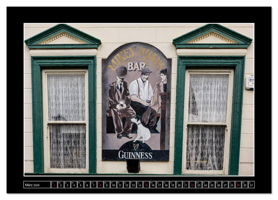 Sláinte IRLAND - Pubmalereien (CALVENDO Wandkalender 2026)