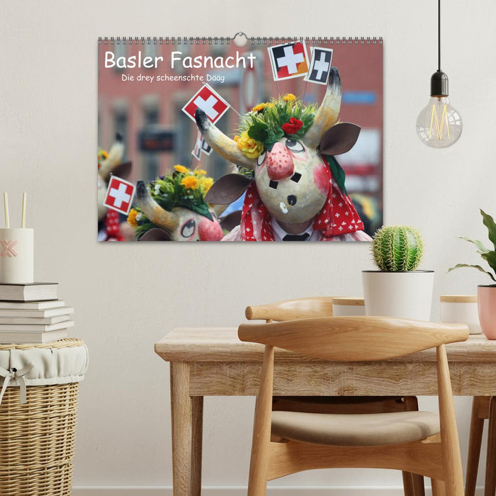 Basler Fasnacht - die drey scheenschte Dääg (CALVENDO Wandkalender 2026)