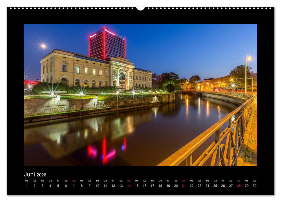 BRAUNSCHWEIG - Abendliche Impressionen (CALVENDO Premium Wandkalender 2026)