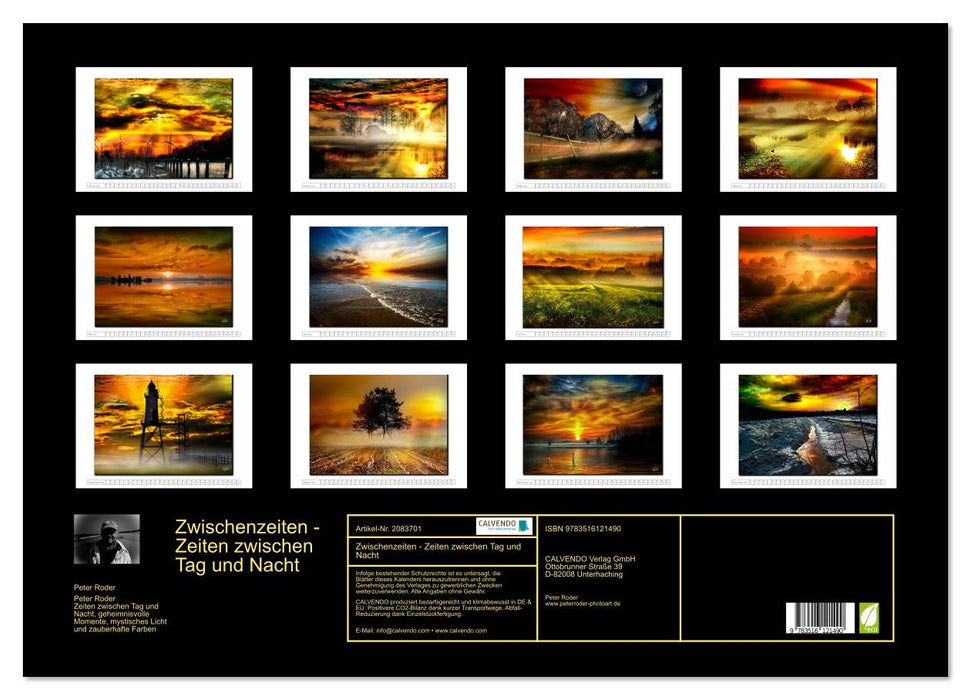 Zwischenzeiten - Zeiten zwischen Tag und Nacht (CALVENDO Wandkalender 2026)
