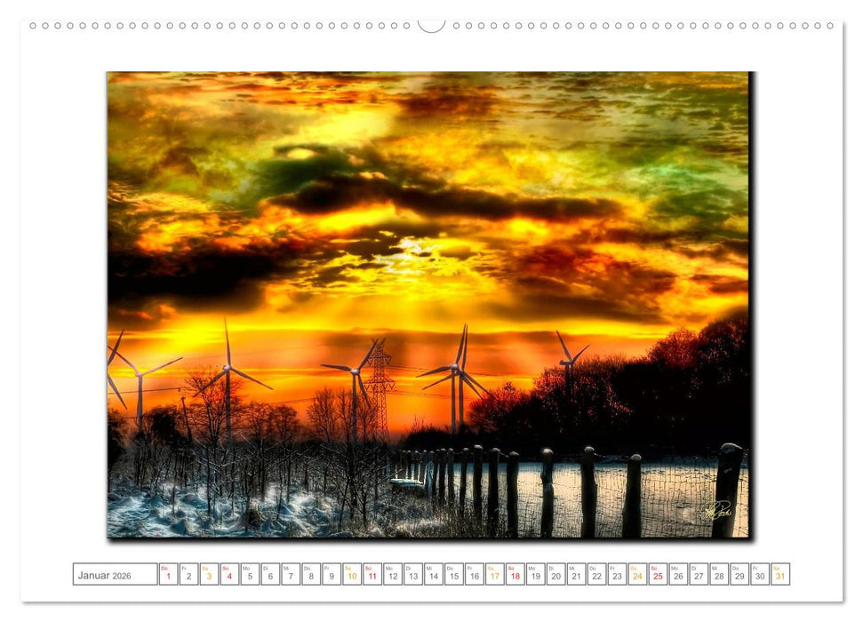 Zwischenzeiten - Zeiten zwischen Tag und Nacht (CALVENDO Wandkalender 2026)