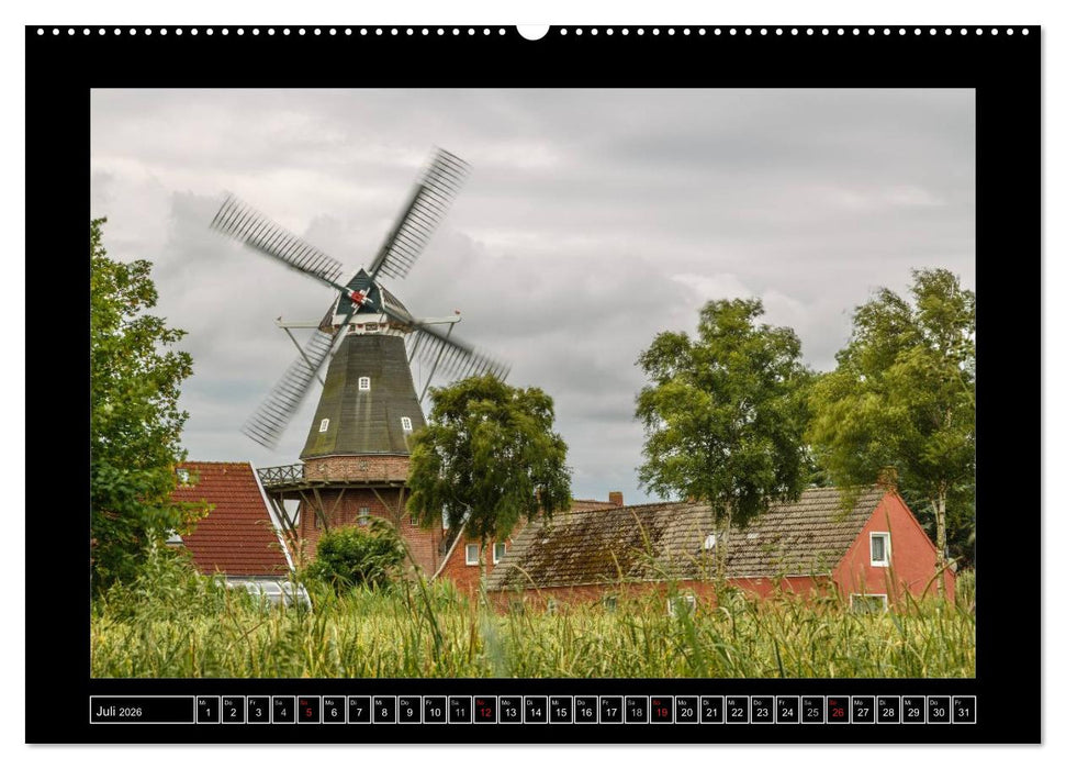 Rysum - Warfendorf in Ostfriesland (CALVENDO Premium Wandkalender 2026)