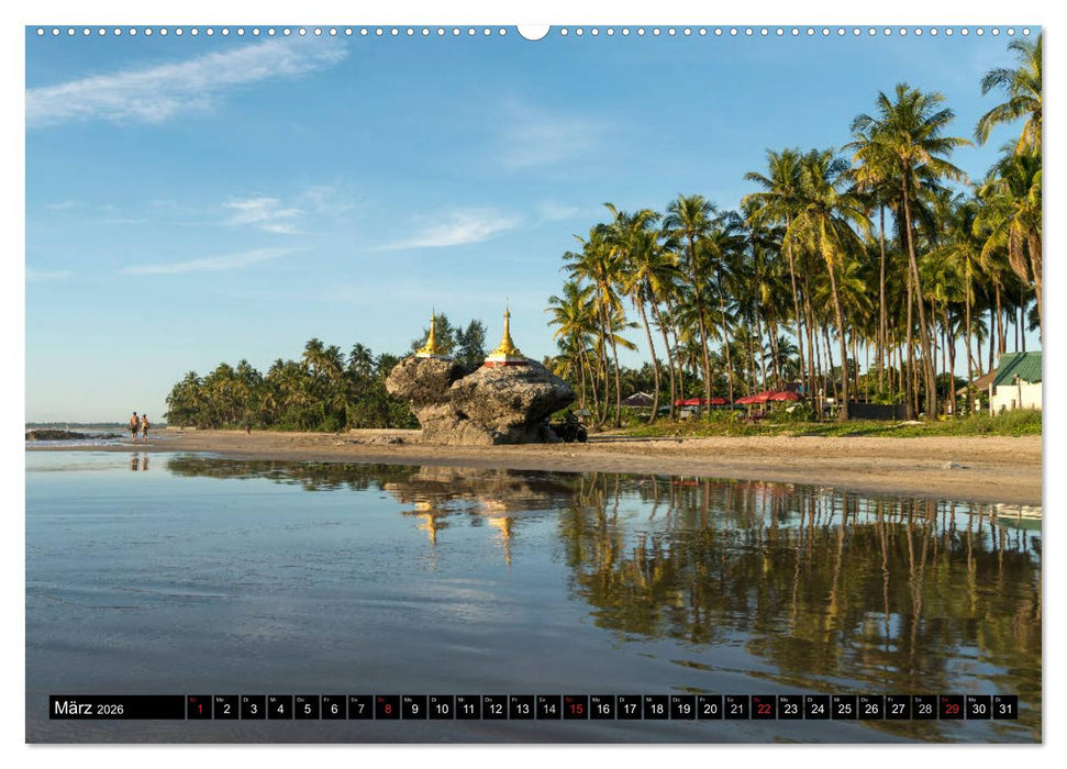 Myanmar - Burma (CALVENDO Premium Wandkalender 2026)
