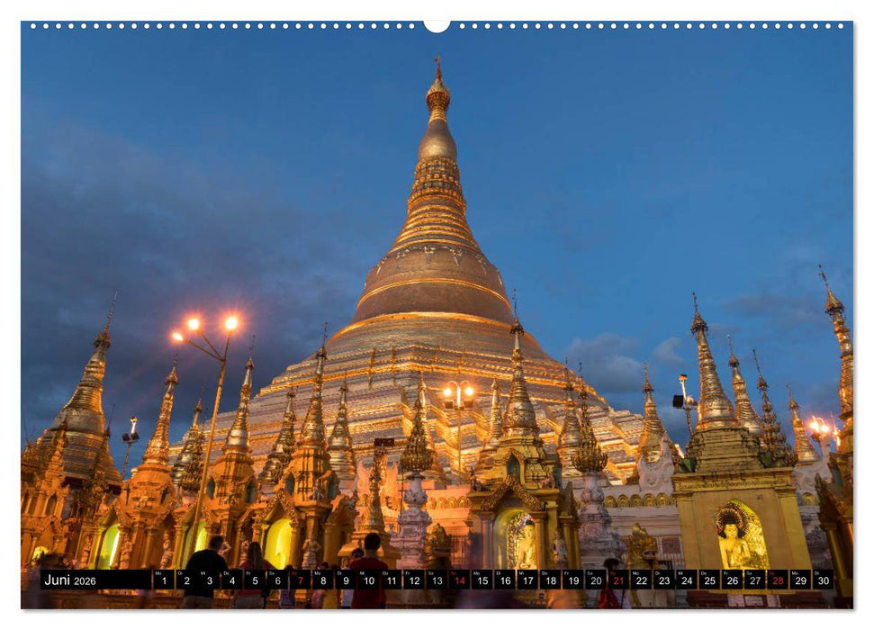 Myanmar - Burma (CALVENDO Premium Wandkalender 2026)