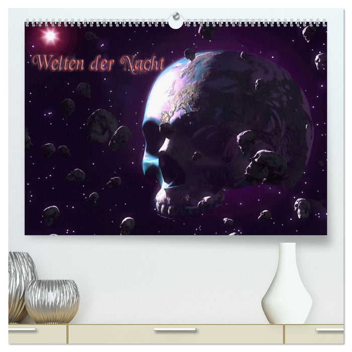 Welten der Nacht – Gothic und Dark Art (CALVENDO Premium Wandkalender 2026)