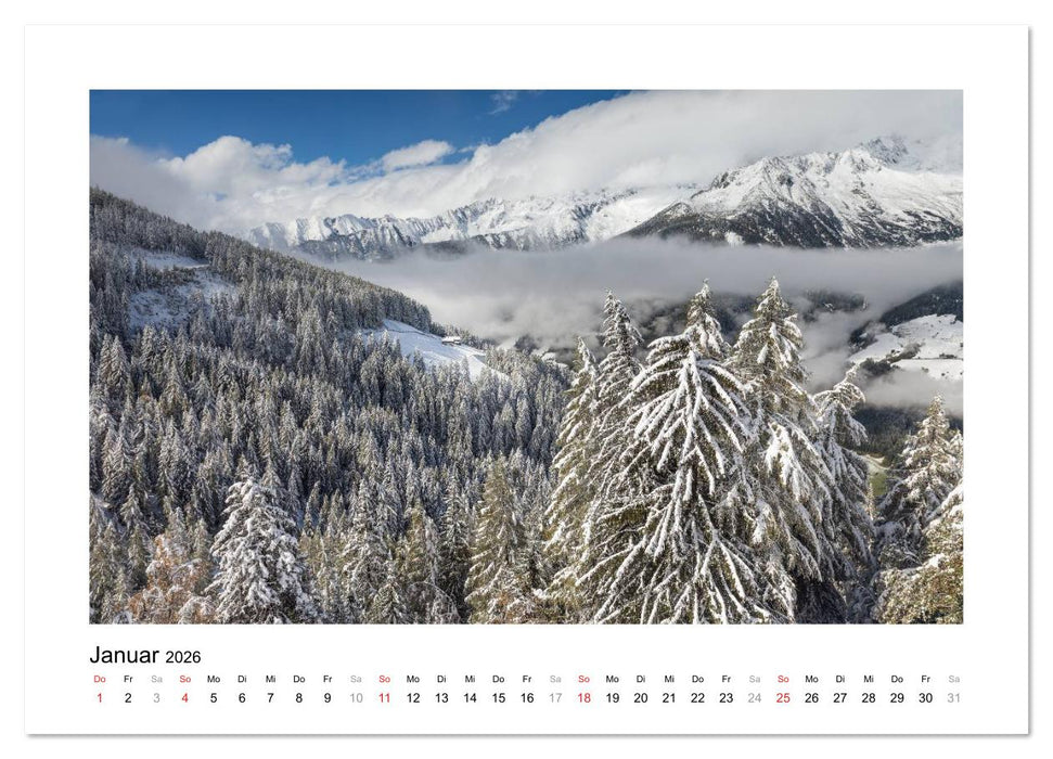 Sehnsucht nach Südtirol (CALVENDO Premium Wandkalender 2026)