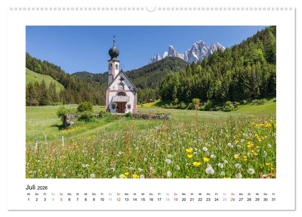 Sehnsucht nach Südtirol (CALVENDO Premium Wandkalender 2026)