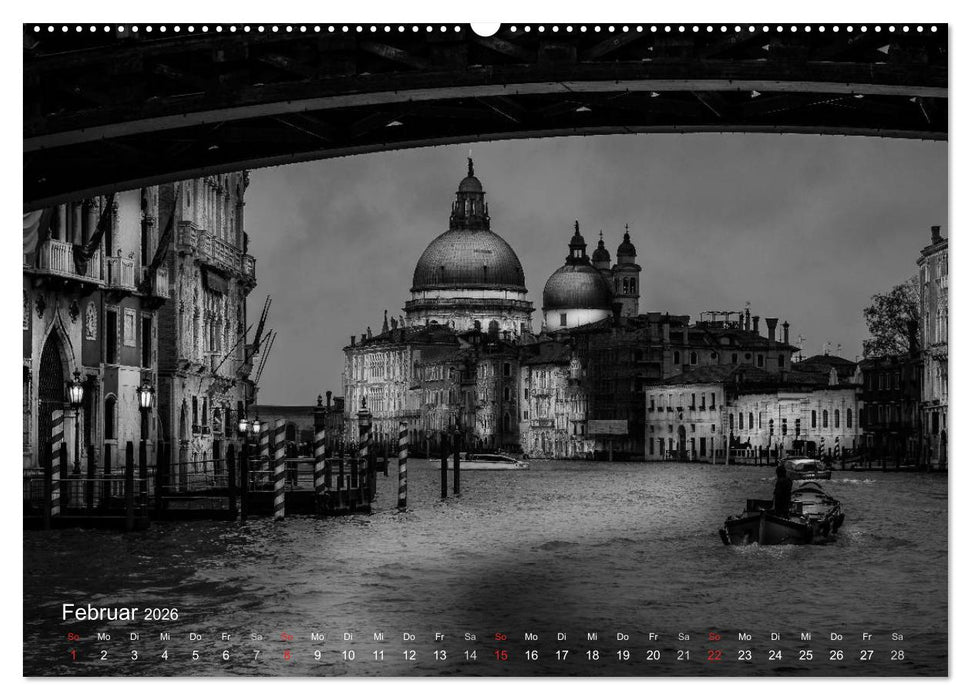 Venedig - Licht und Schatten (CALVENDO Premium Wandkalender 2026)