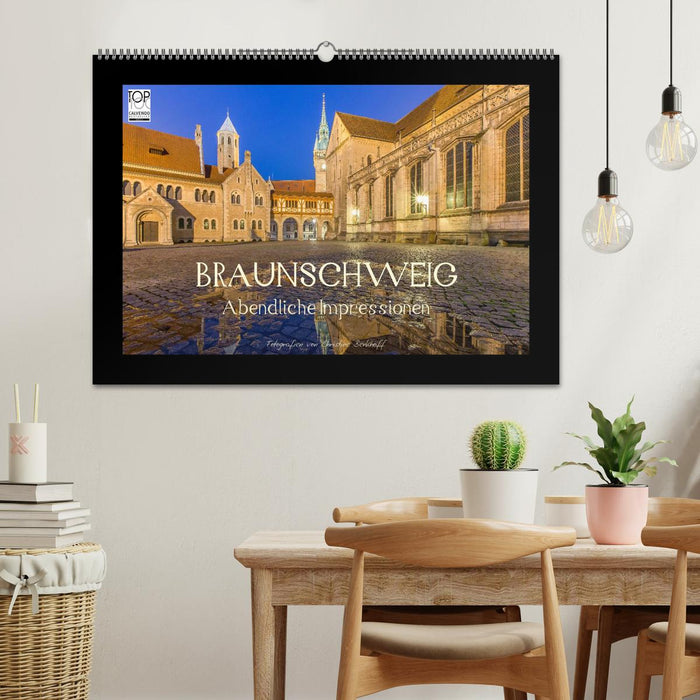 BRAUNSCHWEIG - Abendliche Impressionen (CALVENDO Wandkalender 2026)