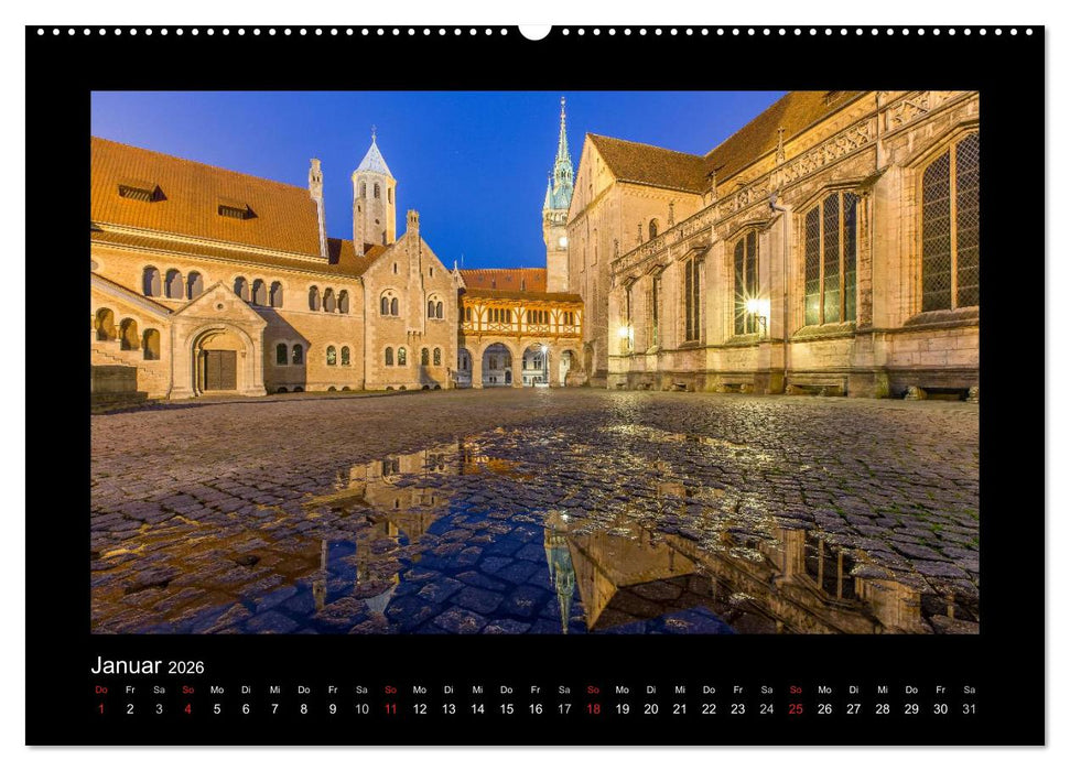BRAUNSCHWEIG - Abendliche Impressionen (CALVENDO Wandkalender 2026)