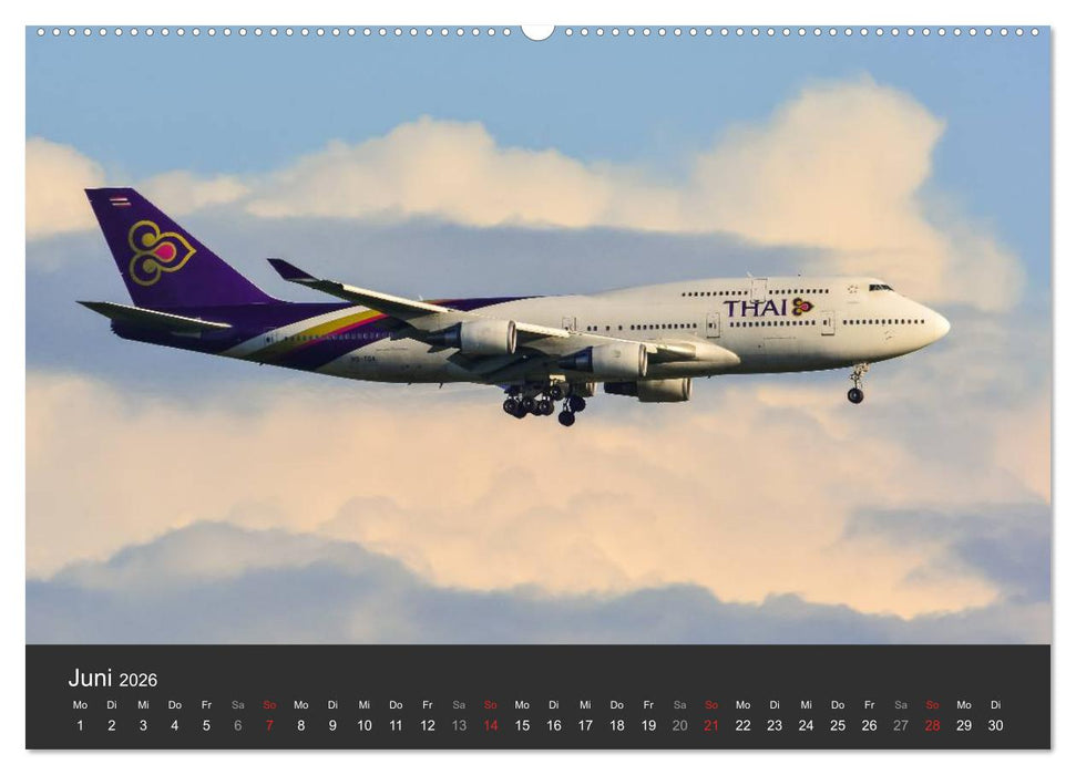 Verkehrsflugzeuge (CALVENDO Wandkalender 2026)