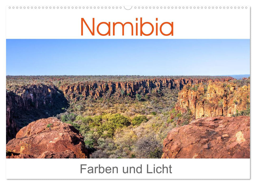 Namibia - Farben und Licht (CALVENDO Wandkalender 2026)