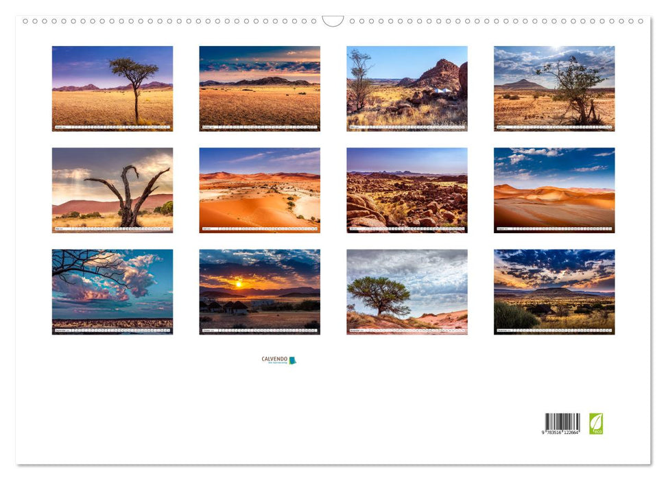 Namibia - Farben und Licht (CALVENDO Wandkalender 2026)