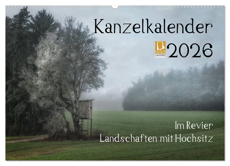 Kanzelkalender 2026 (CALVENDO Wandkalender 2026)