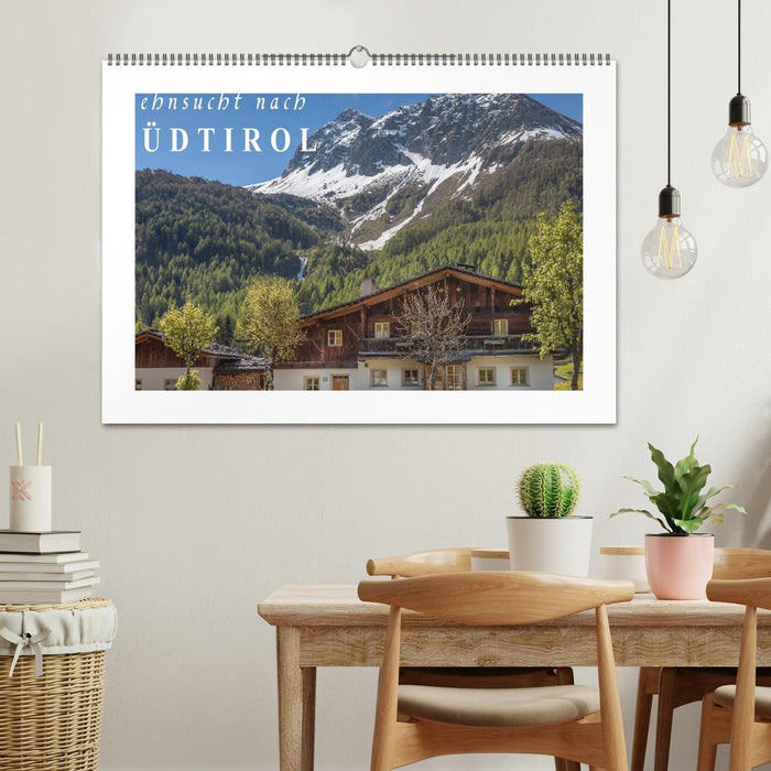 Sehnsucht nach Südtirol (CALVENDO Wandkalender 2026)