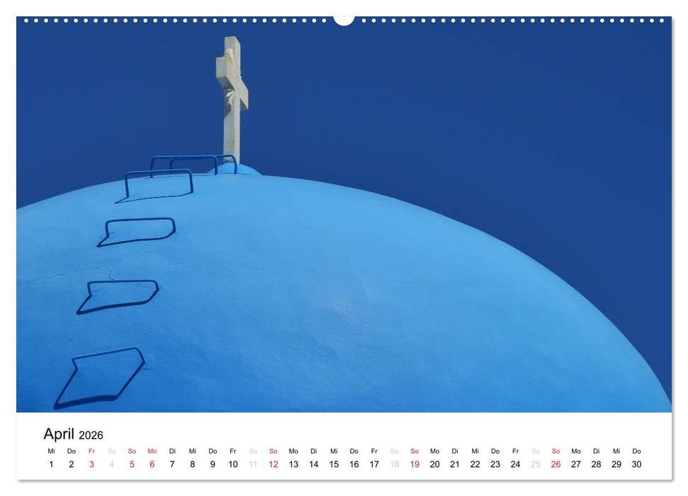 Kirchen und Klöster Griechenlands (CALVENDO Wandkalender 2026)