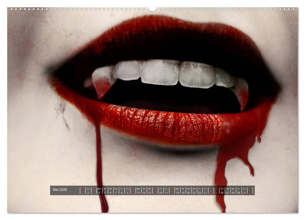 Welten der Nacht – Gothic und Dark Art (CALVENDO Wandkalender 2026)