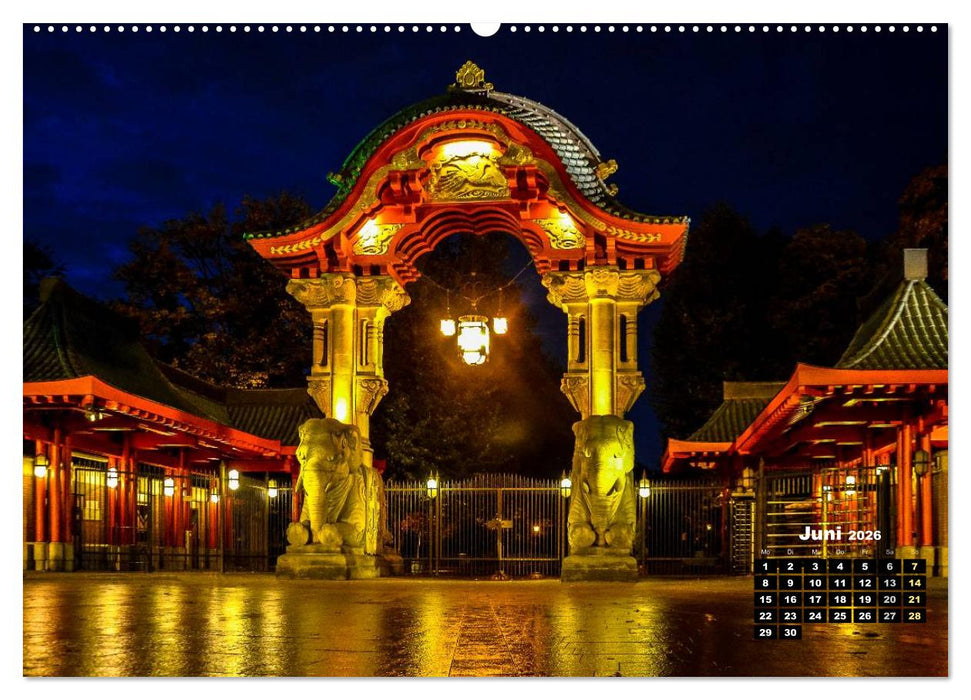 Berlin im Lichterglanz 2026 (CALVENDO Wandkalender 2026)