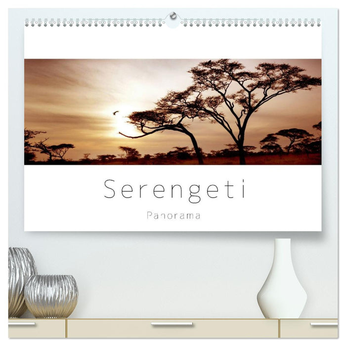 Serengeti Panorama (CALVENDO Premium Wandkalender 2026)