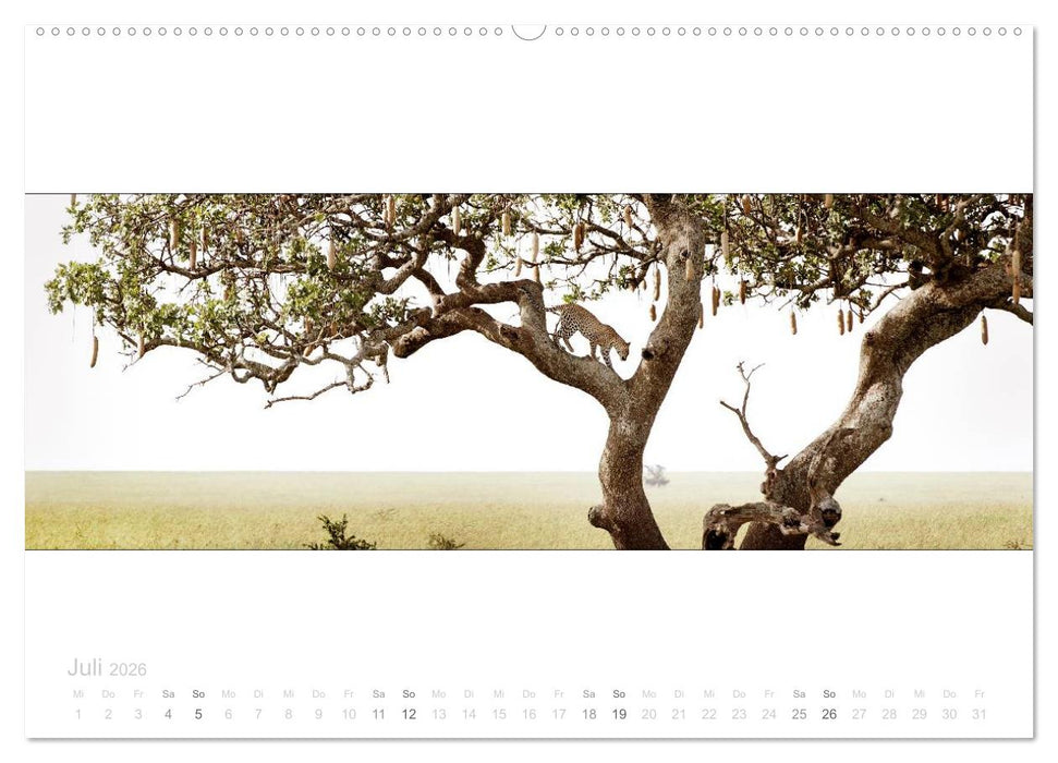Serengeti Panorama (CALVENDO Premium Wandkalender 2026)