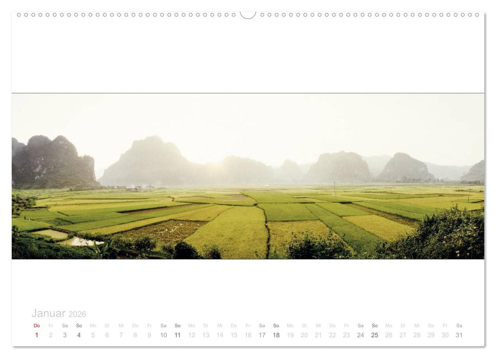 Vietnam Panorama (CALVENDO Premium Wandkalender 2026)