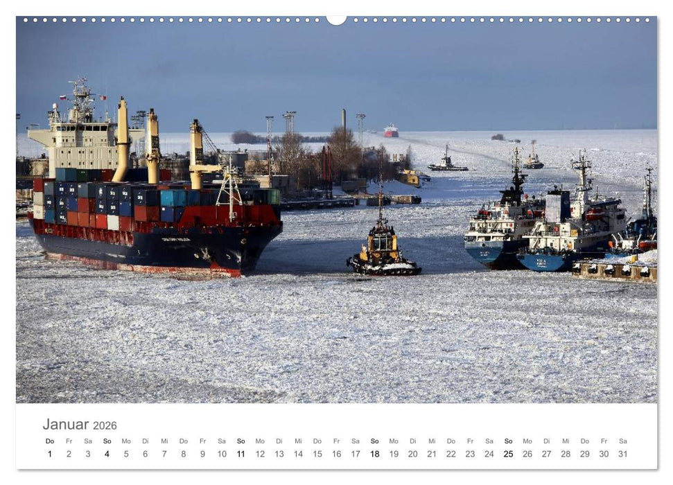 Faszination Schifffahrt – An Bord um die Welt (CALVENDO Premium Wandkalender 2026)